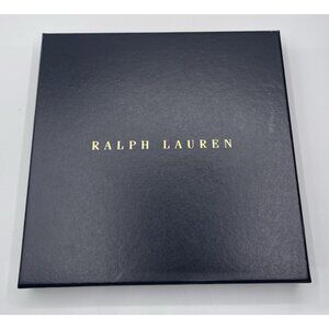 Ralph Lauren Gift Box Blue 9” X‎ 9” Classic Storage